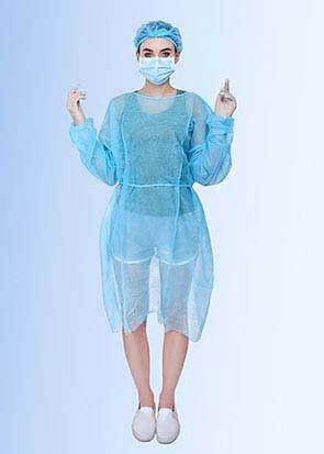 Biodegradable Non Woven Medical Disposables Disposable Sterile Hospital Isolation Gown